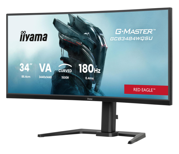 IIYAMA G-Master GCB3484WQSU-B1 Red Eagle Curved - 1329677 - zdjęcie 4